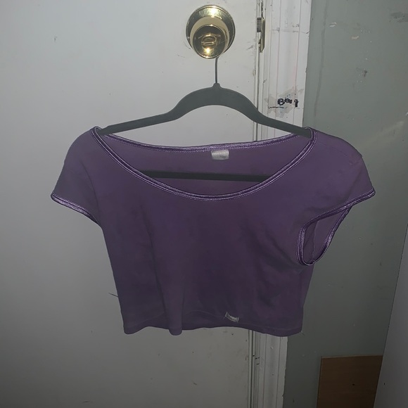 Cute purple crop top size xs in womens - Picture 1 of 2